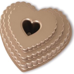 Nordic Ware Stampo Bundt Tiered Heart Pan