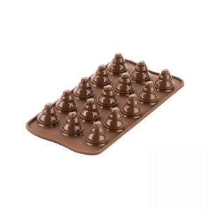 Stampo Cioccolatini in silicone Choco Trees Silikomart