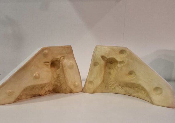 Stampi in gesso per agnelli pasquali