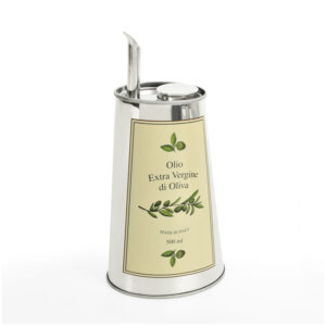 Oliera Acciaio Inox 1,2 L – Dispenser Olio Antigoccia